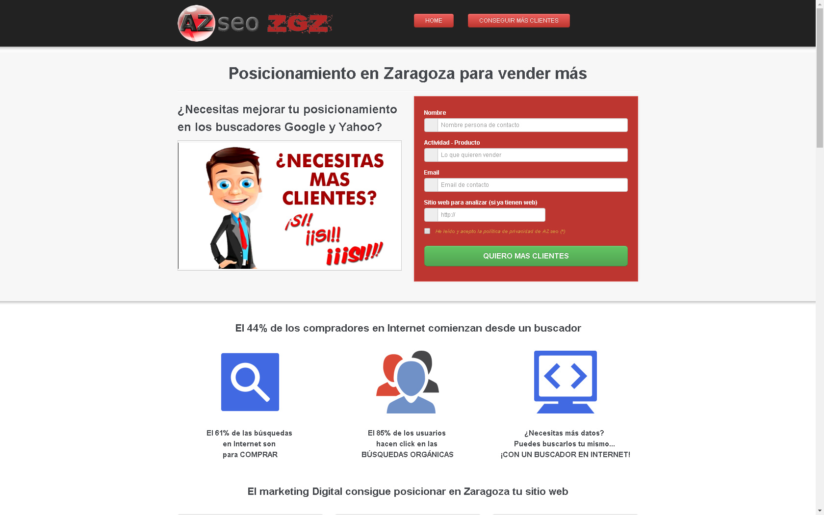 Posicionamiento Zaragoza